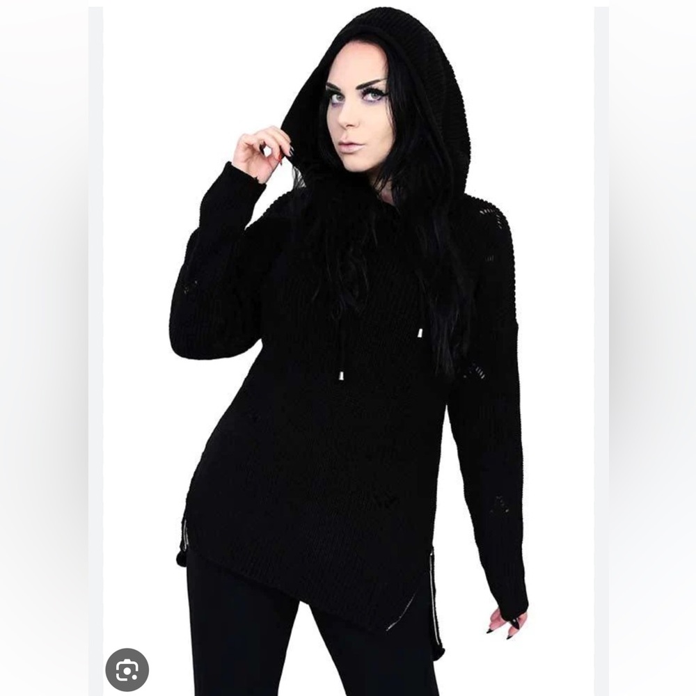 Foxblood davey sweater s/m black. Excellent condition 🖤